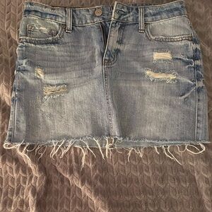 aeropostal jean skirt